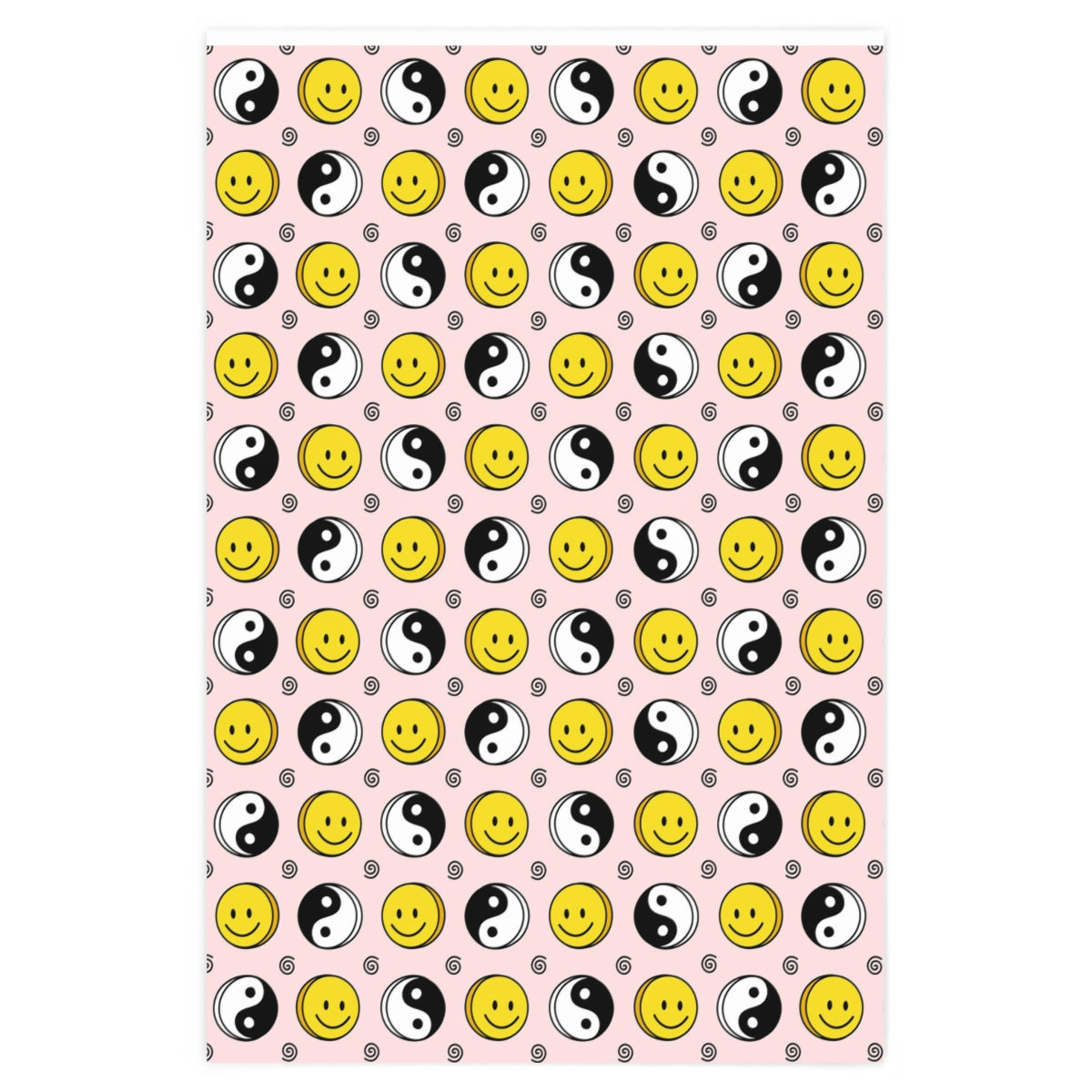 Yin Yang & Smiley Wrapping Paper
