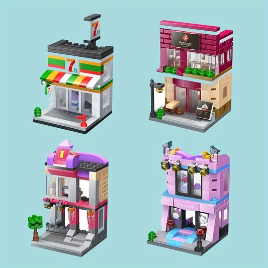 Build your own city block set