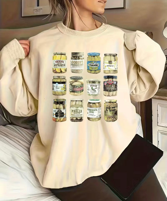 Viral Pickle sweatshirt, pickle lovers sweatshirt