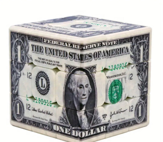 Dollar bill rubix cube