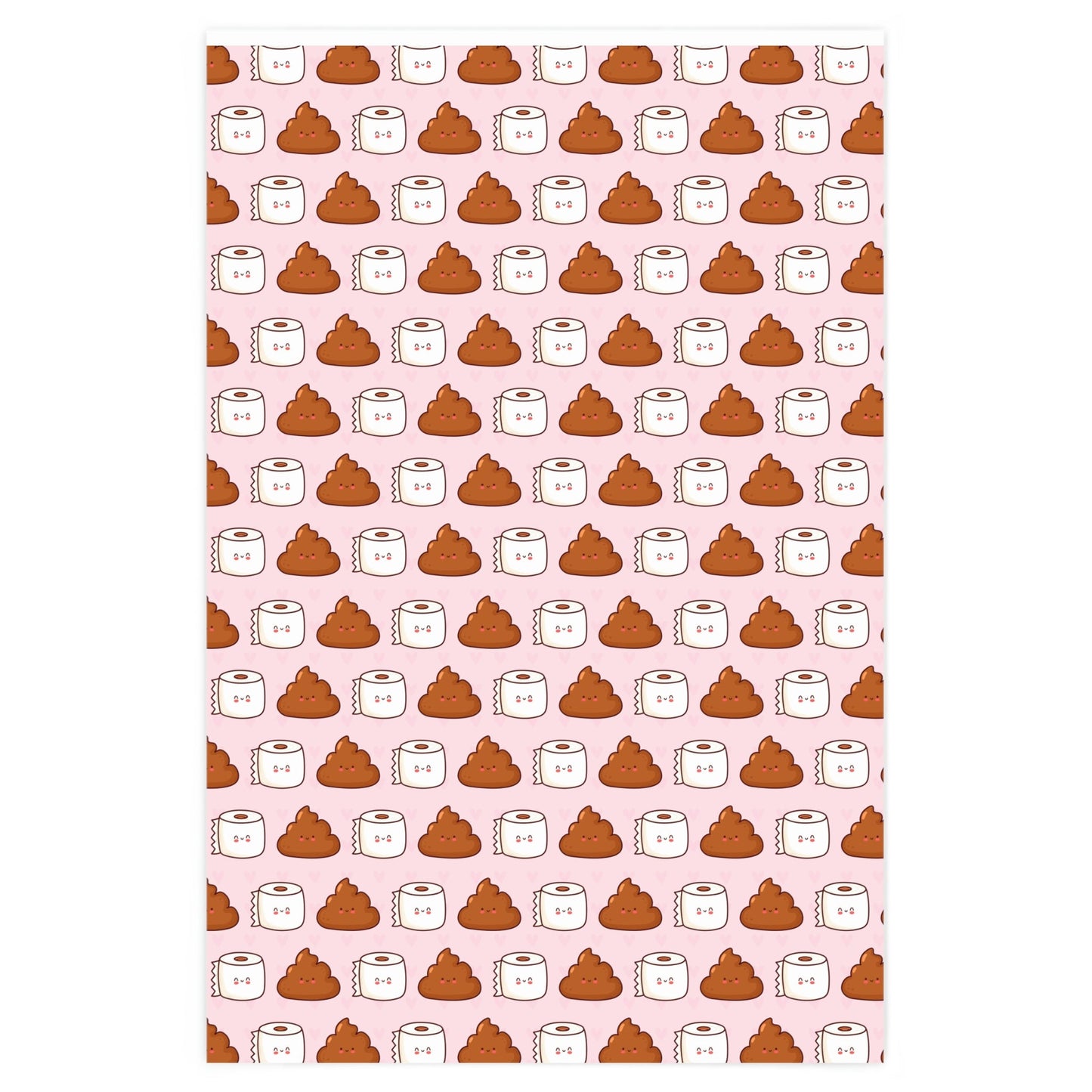 Toilet Wrapping Paper | Poop and Toilet Paper Wrapping Paper | Gag