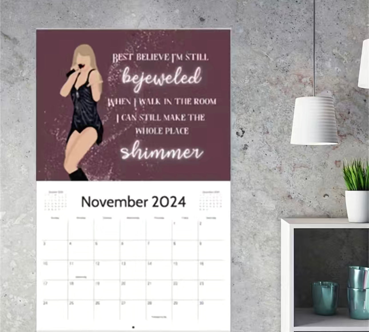 Taylor Swift 2024 calendar
