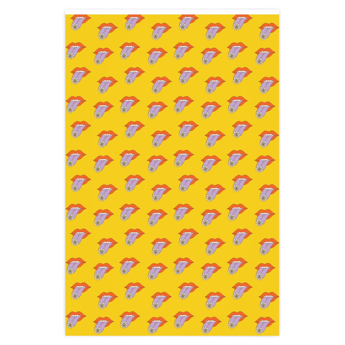 Groovy Lips RETRO Wrapping Paper Wrapping Paper