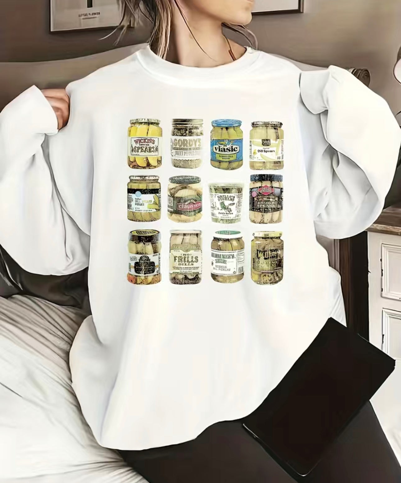 Viral Pickle sweatshirt, pickle lovers sweatshirt