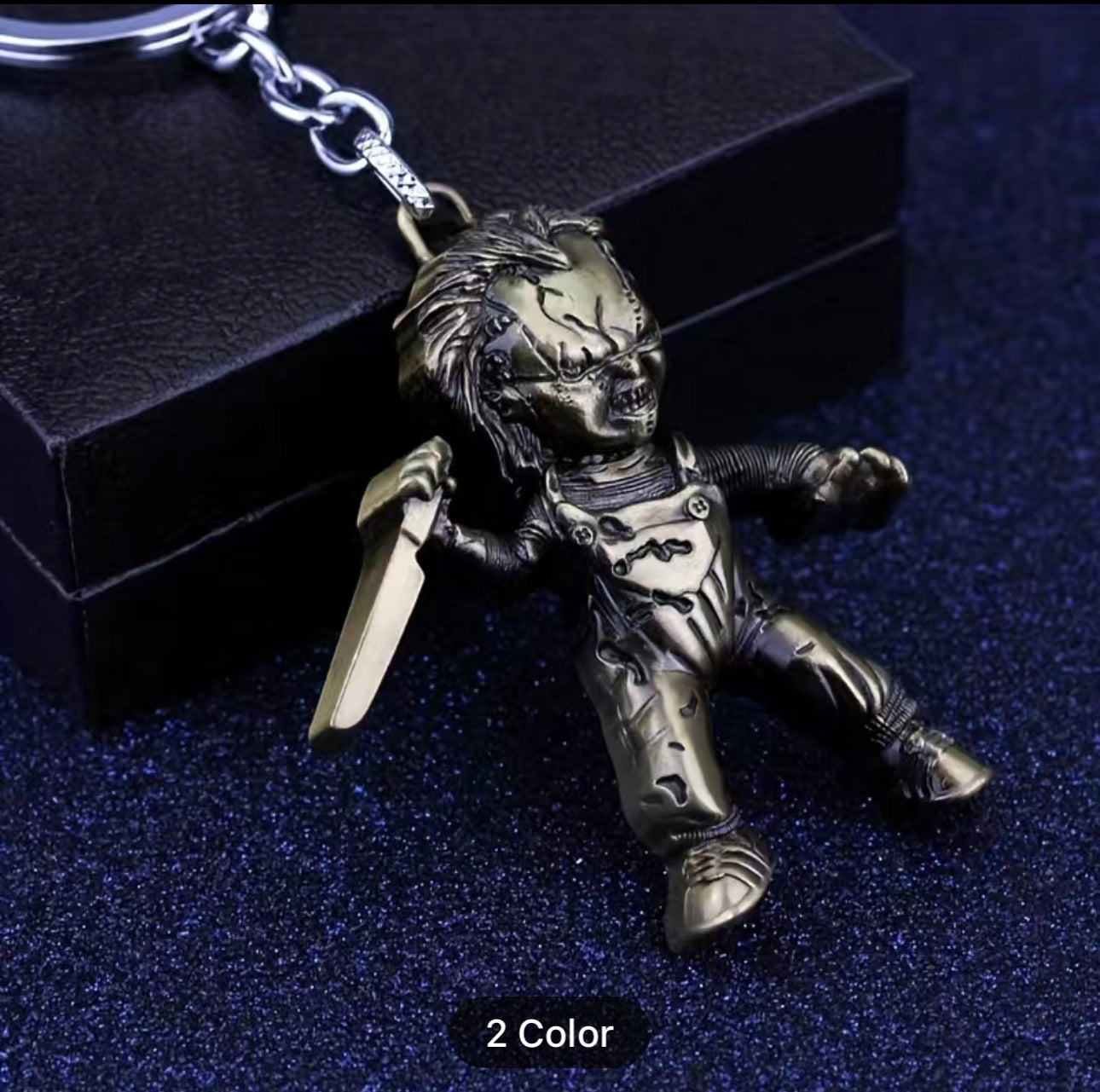 Creative Chucky Doll Keychain Pendant For Men, Movie Peripherals Keychain For Men