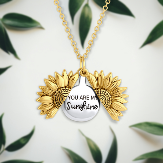 You are my Sunshine Necklace made with Crystals - 8 Options