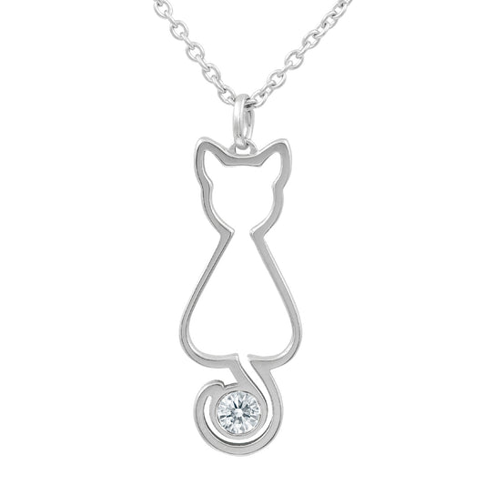 Feline Elegant Kitten Necklace