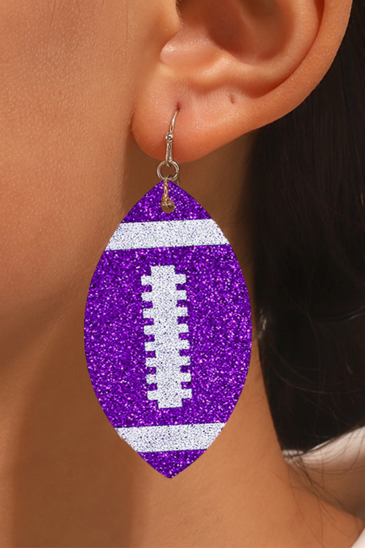 Kyoho Grape Sequin Rugby Drop Earrings