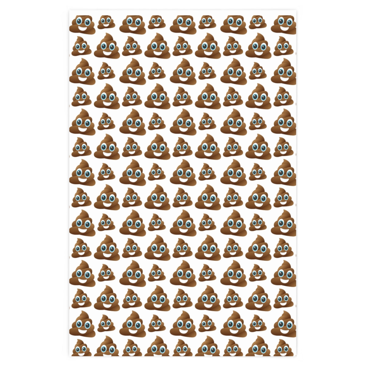 Funny Emoji Poop Wrapping Paper