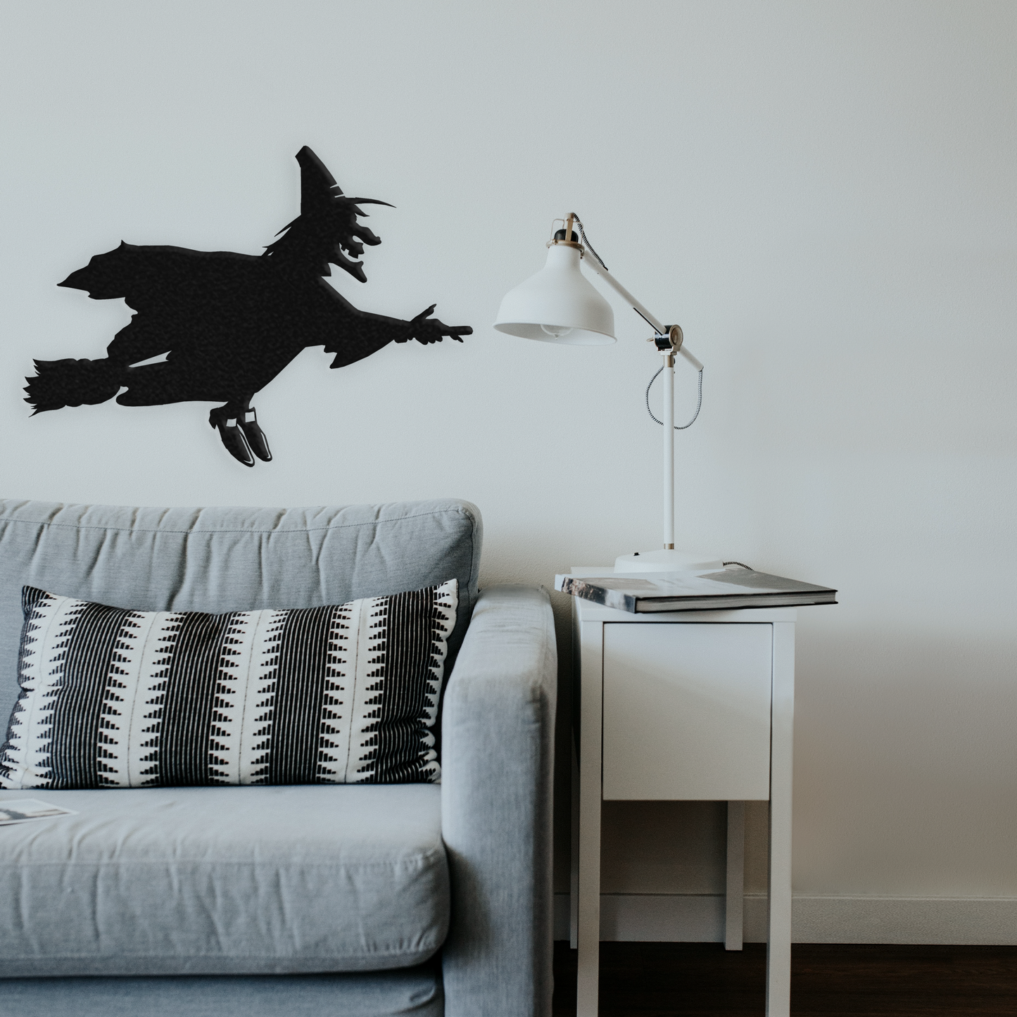 Flying Witch - Metal Wall Art