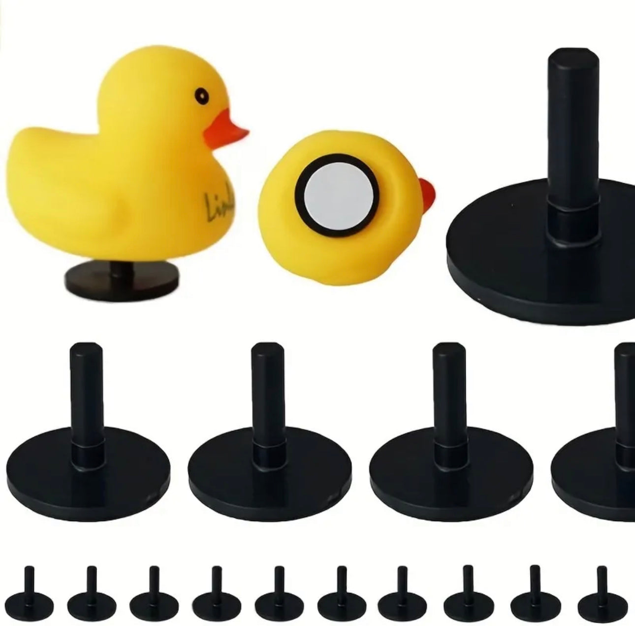 5/10/20pcs Plastic Rubber Duck Stopper Bracket Display Creative Support Indoor Decoration Support, Excluding Rubber Duck