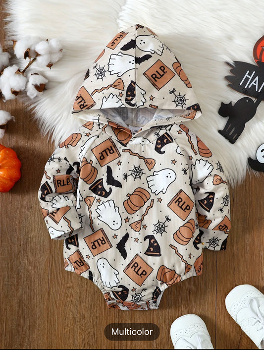 Brighten Up Your Little One's Halloween with this Adorable Baby Outfit!