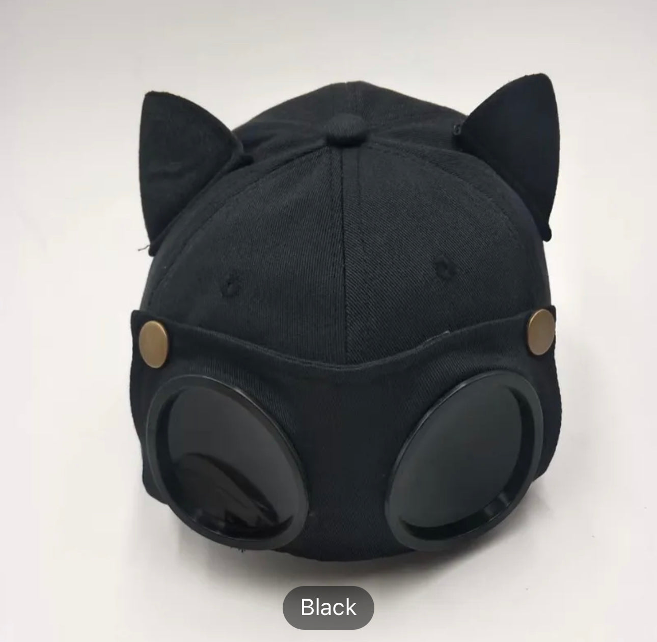 Unlock Your Inner Cat with this Adorable Cat Ears Aviator Glasses Baseball Cap!
