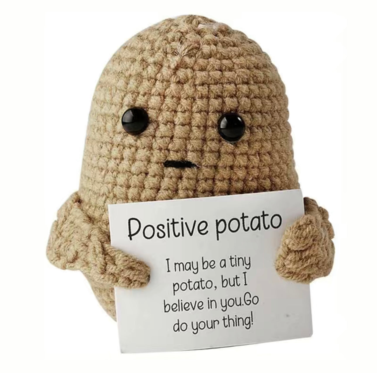 1pc Positive Potato Doll: A Creative, Funny Gift for Birthdays, Holidays & Home Decor!