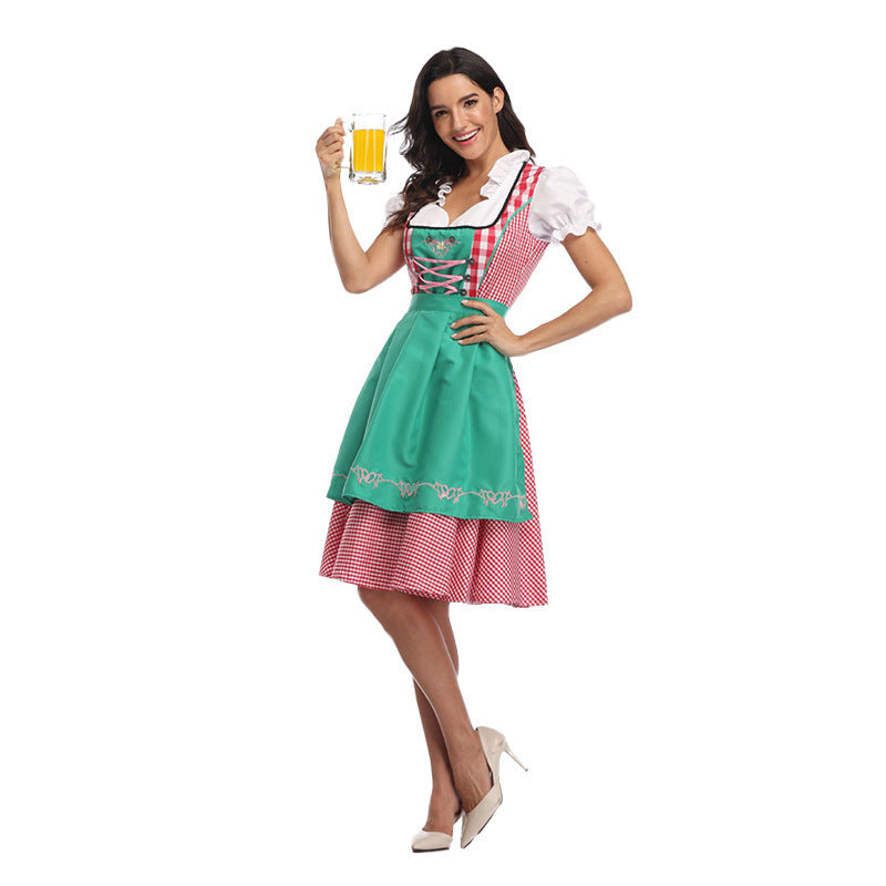New German Oktoberfest Dress Maid Costume