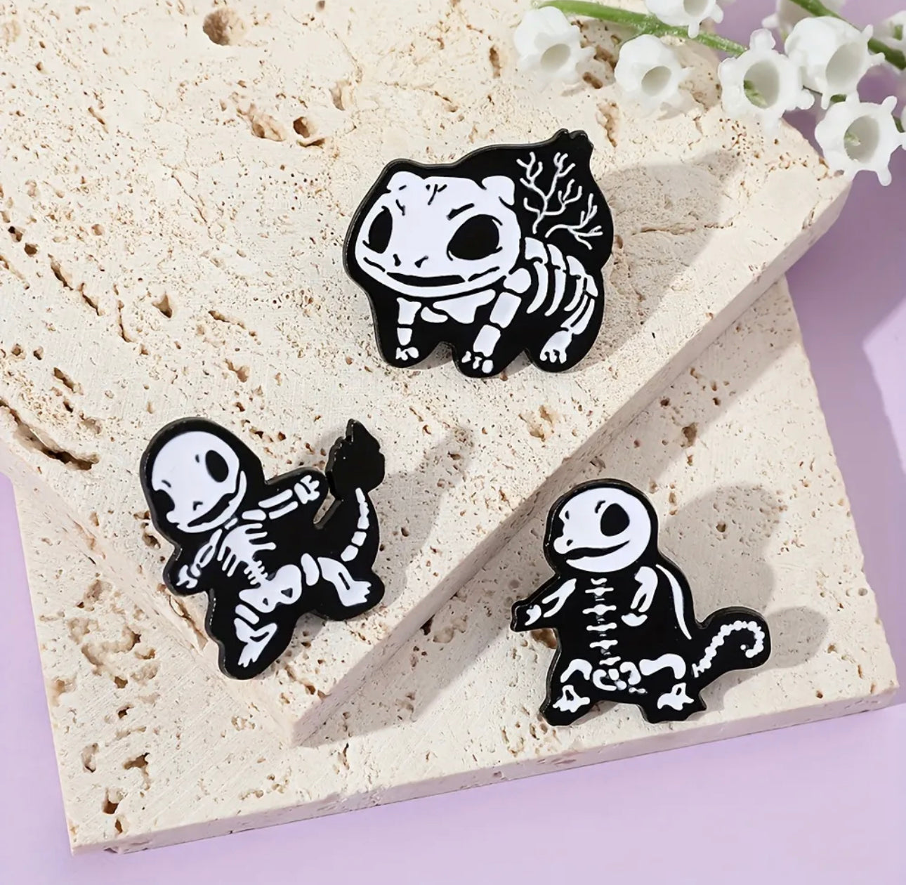 Cartoon Skeleton Animal Breast Pin For Men, Funny Skeleton Turtle Dinosaur Enamel Pin Metal Paint Emblem Backpack Clothing Jewelry Wallet Pendant For Men