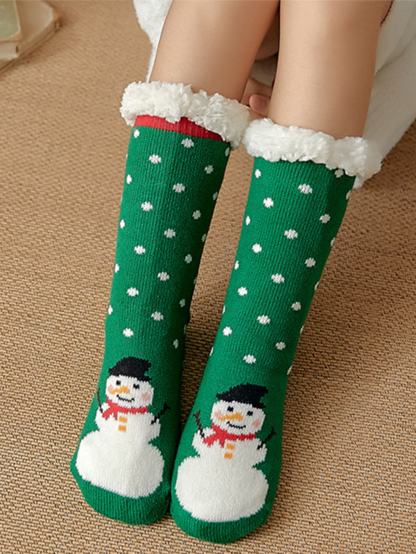 Christmas Floor Socks Home Sleep Slippers Socks