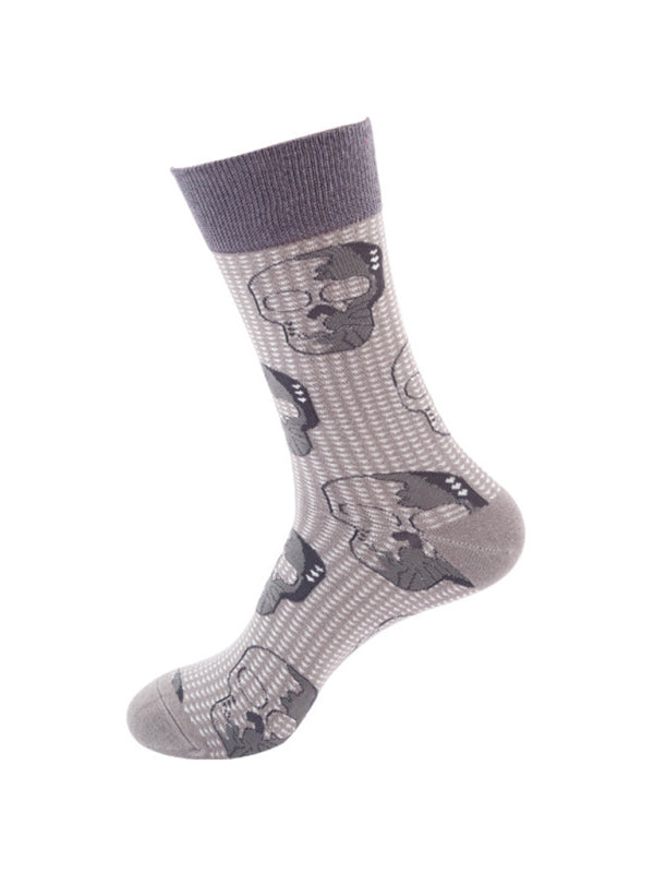 New mid-calf socks with interesting patterns (a variety of colors to choose from)
