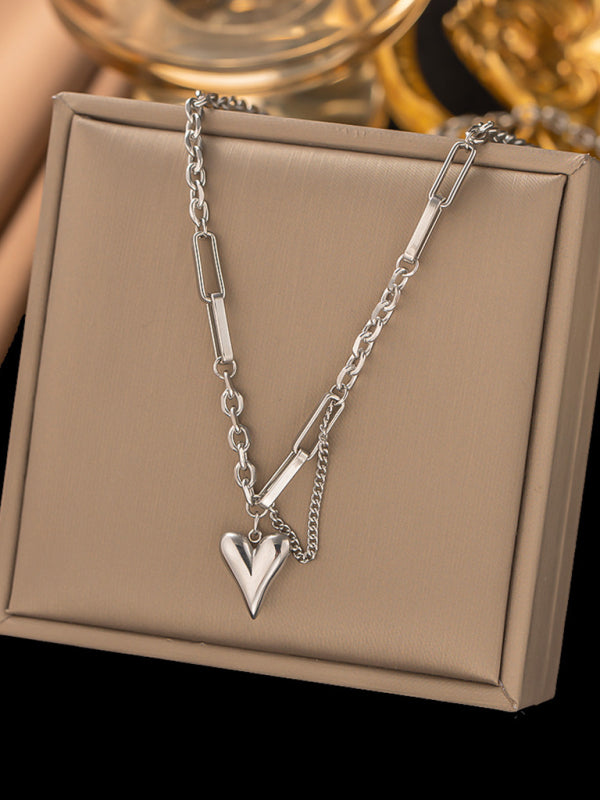 Women's new fashion tassel love necklace love bracelet (single pack)